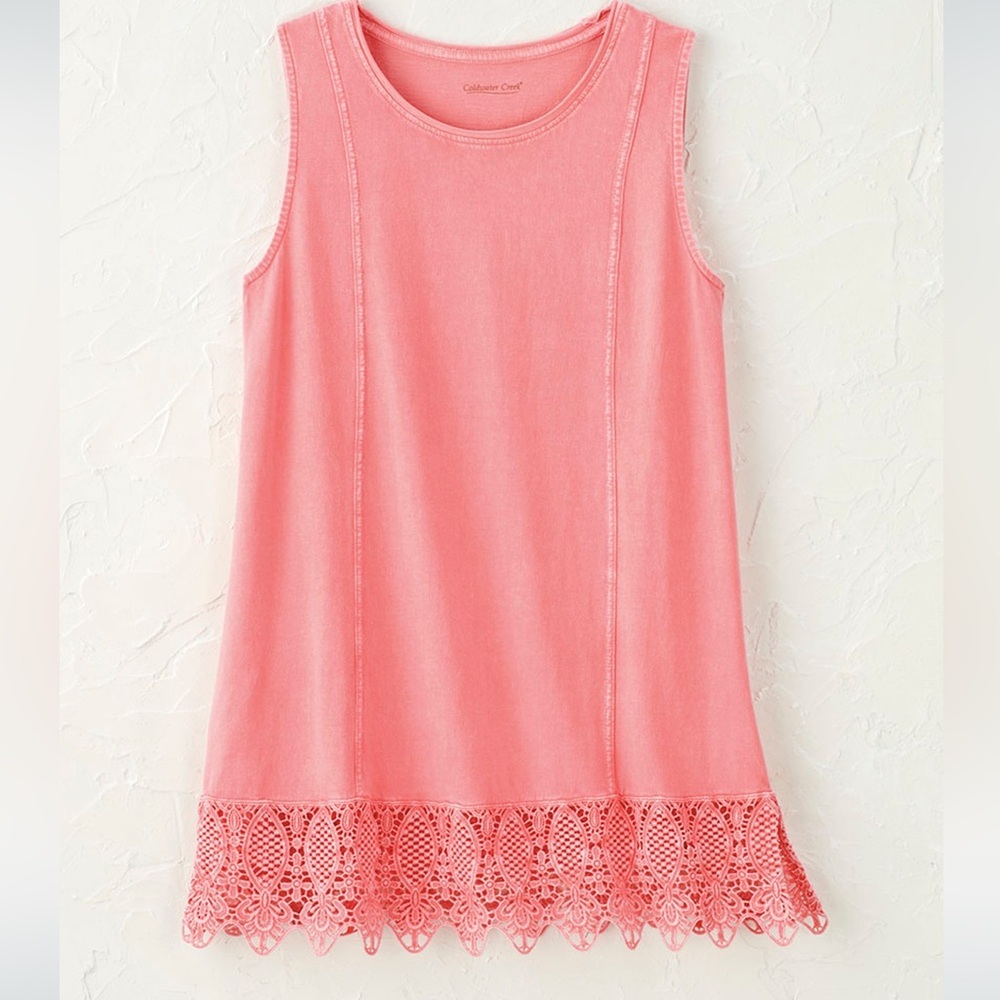 New Coldwater Creek Washed Hues Swing Tunic
